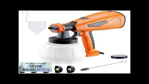 VEVOR 700W Electric Paint Sprayer with 1300ml Container HVLP Spray Gun Review