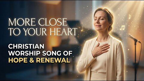 MORE CLOSE TO YOUR HEART | Christian Worship Song of Hope & Renewal