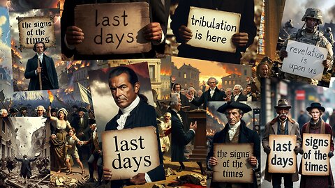 Pre-Mill History "Jacob's Trouble!, Tribulation!, Last Day's!"...or not?