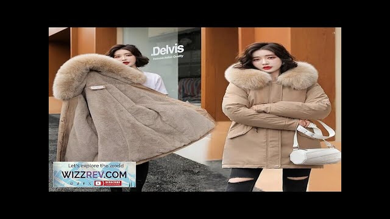 Women Parka 2024 New Fashion Long Coat Wool Liner Hooded Parkas Winter Review