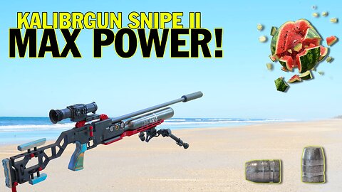 .30 CAL + SLUGS = 105FPE OF FUN | KalibrGun Snipe II