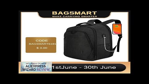 BAGSMART Men's Backpack Anti-theft Large Waterproof Women School Bags Travel Bussiness Review