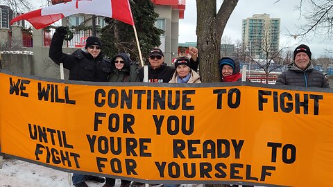 2025 12 27 Port Credit protest- sideshow. Links in description. Linki w opisie pod filmem.