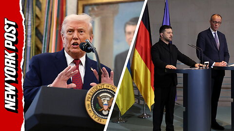 Zelensky in Berlin as Trump says Ukraine deal Is near