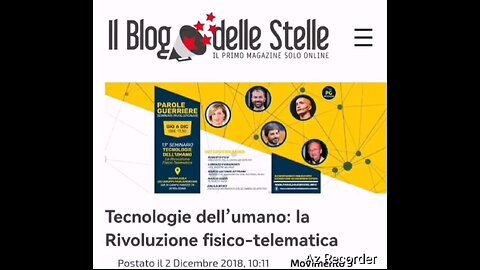 IL MOVIMENTO 5 STELLE (M5S) È FAVOREVOLE AL TRANSUMANESIMO