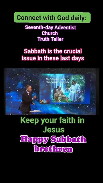 The Sabbath is the test of loyalty in the last days!