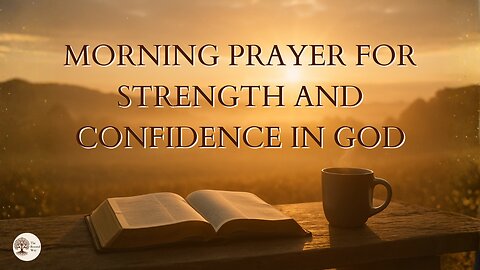 Morning Prayer for Strength and Confidence in God