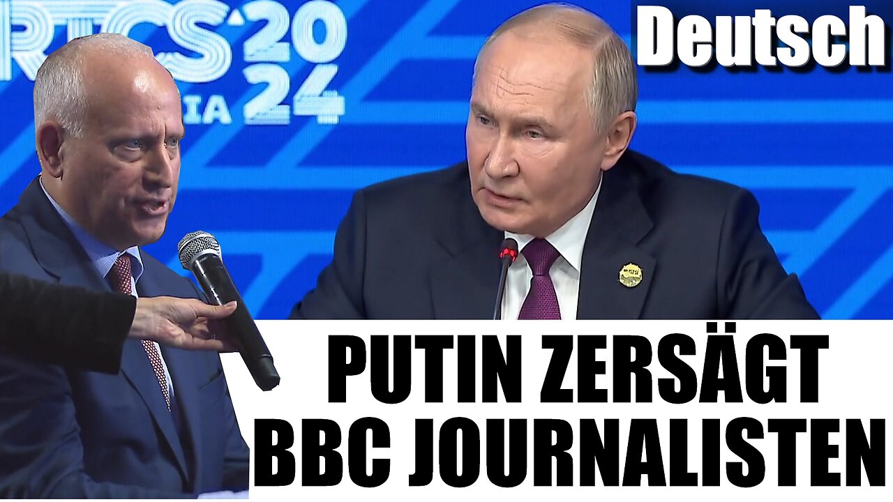 Putin zerlegt BBC-Reporter | BRICS 2024 Putin & Steve Rosenberg | DEUTSCHE VERTONUNG