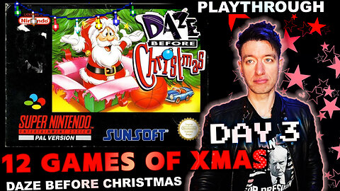 The 12 ROCK-HARD Retro Games of Xmas 🎄Day 3🎄 Daze Before Christmas Playthrough (SNES, 1994)