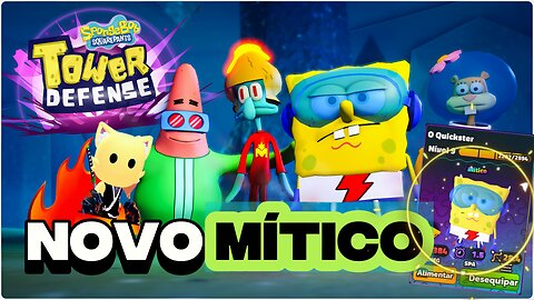 NEW MYTHICAL THE QUICKSTER SPONGEBOB TOWER DEFENSE - ROBLOX SPONGEBOB TD