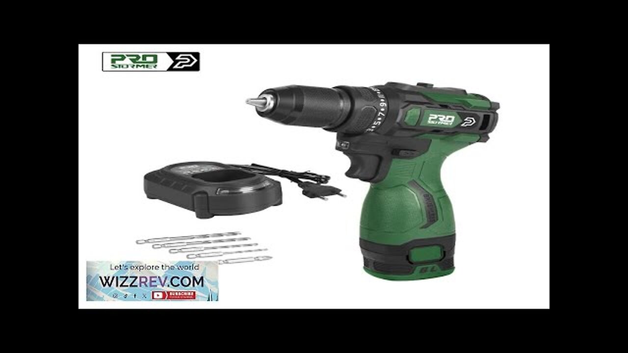 17V Brushless Electric Drill 55NM Cordless Driller Mini Screwdriver Li-ion Battery 5pcs Review