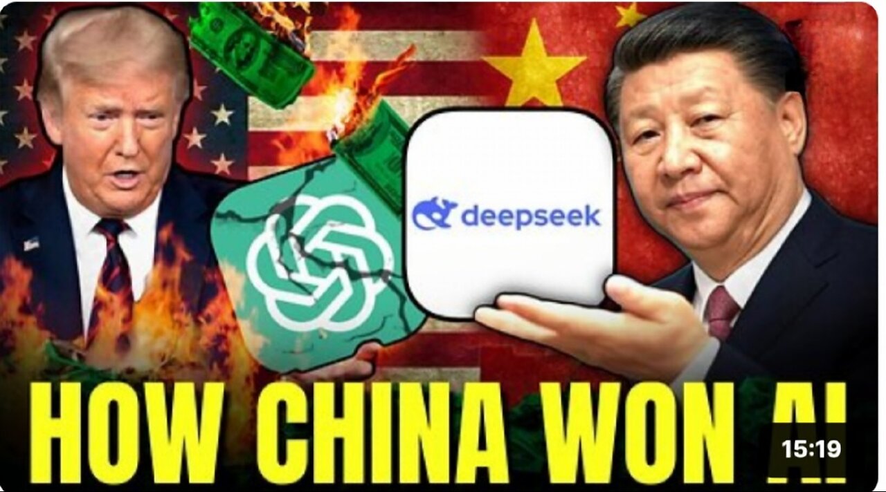 China's DeepSeek Pops AI Bubble...Trump & US Big Tech in PANIC MODE