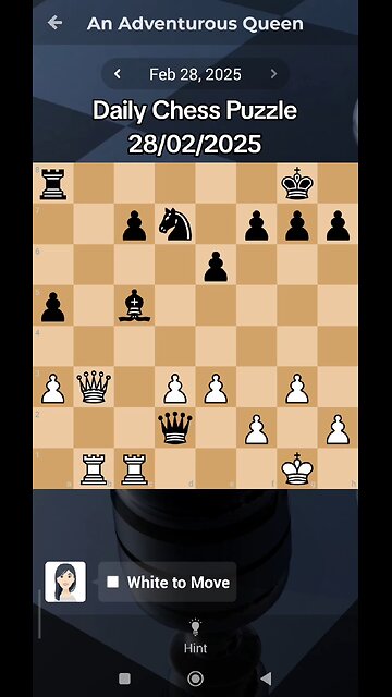 Daily Chess Puzzle 28/02/2025