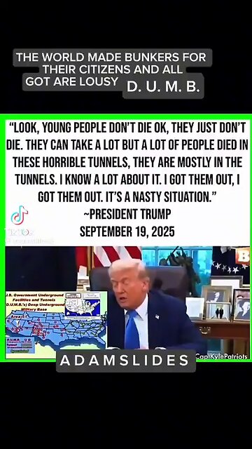 President Trump Telling Everyone DUMBS Exist And Are Being Taken Out. Don't Doubt The Plan! NCSWIC.