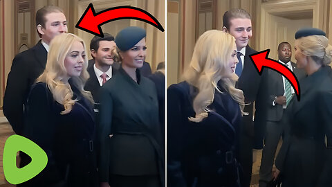 Barron Trump PHOTOBOMBS Ivanka Trump & Tiffany Trump