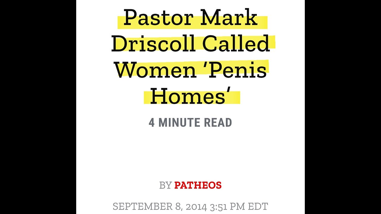 Neither gender should be dominating the other