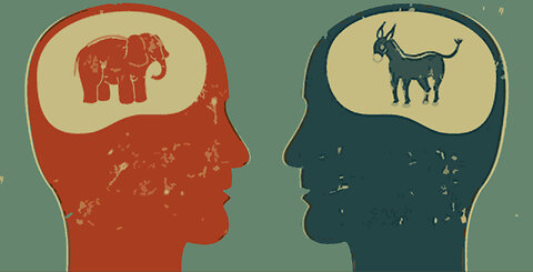 THE LEFT-RIGHT PARADIGM: TWO HORNS LIKE A LAMB BUT THE DRAGON IS SPEAKING BOLDLY!