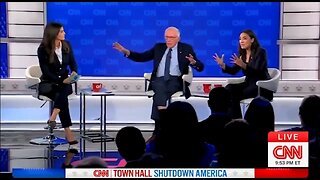 Bernie Sanders and AOC GO CRAZY When Asked About Primarying Schumer