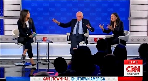 Bernie Sanders and AOC GO CRAZY When Asked About Primarying Schumer