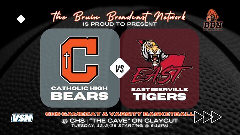 CHS Varsity Basketball vs. East Iberville Tigers @ CHS's "The Cave" on Claycut - 12/2/25 @ 6:15p