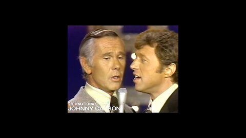 Johnny Carson & Steve Lawrence duet #johnnycarson