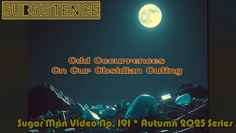 Subsistence 191 Sugar Man - Odd Occurrences On Our Obsidian Outing