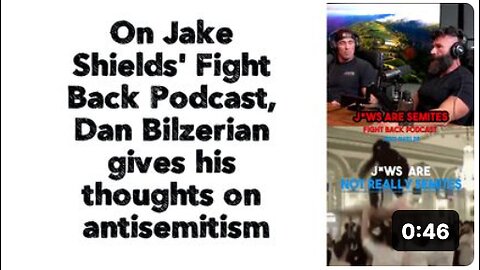On Jake Shields' Fight Back Podcast, Dan Bilzerian gives his thoughts on "antisemitism"