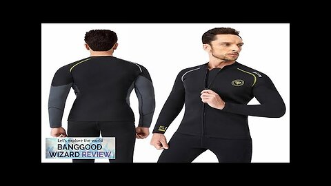 ZCCO 1.5mm Diving Suit Comfortable Neoprene Long Sleeve Waterproof Front Zipper Smooth Review