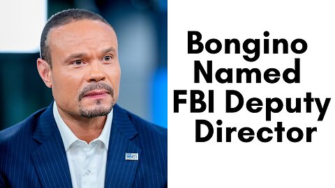 Dan Bongino Named Deputy Director Of FBI !!! 