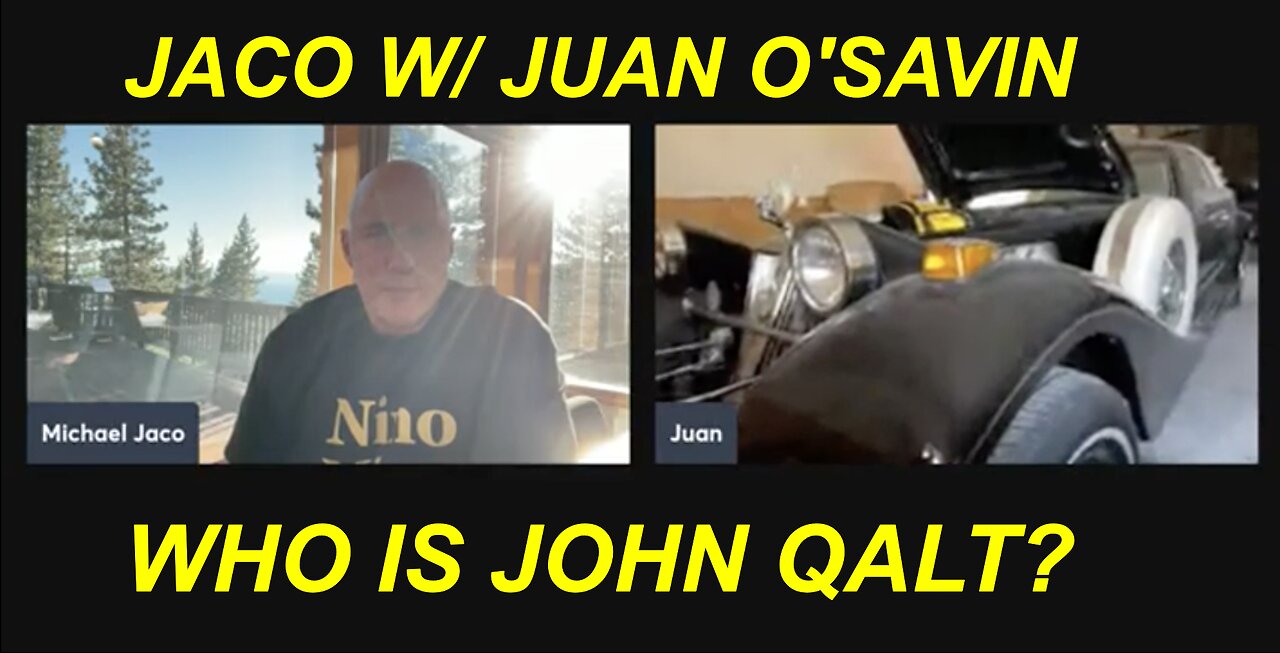 Juan insights on coming arrests, next level arrests coming & future events. WHO IS JOHN QALT?