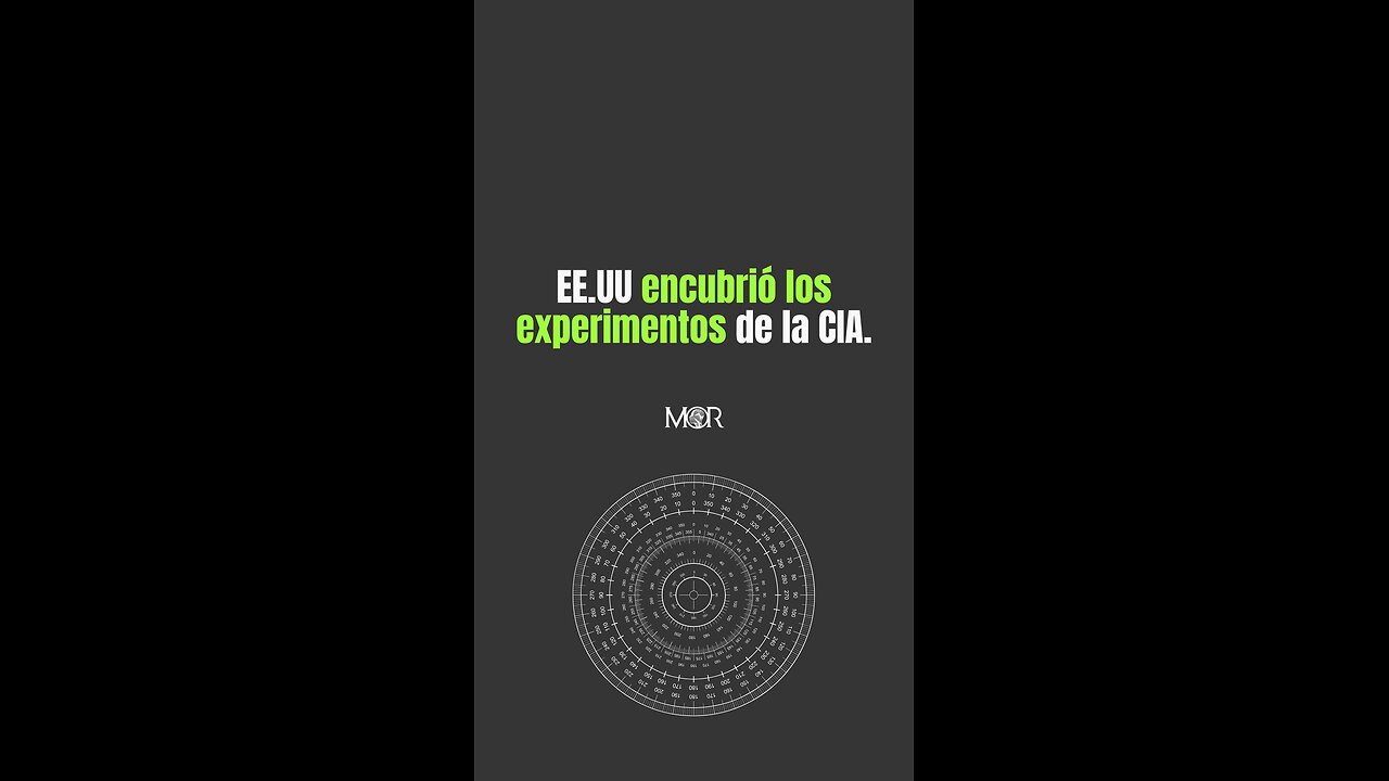 EE.UU Encubrió los Experimentos de la CIA