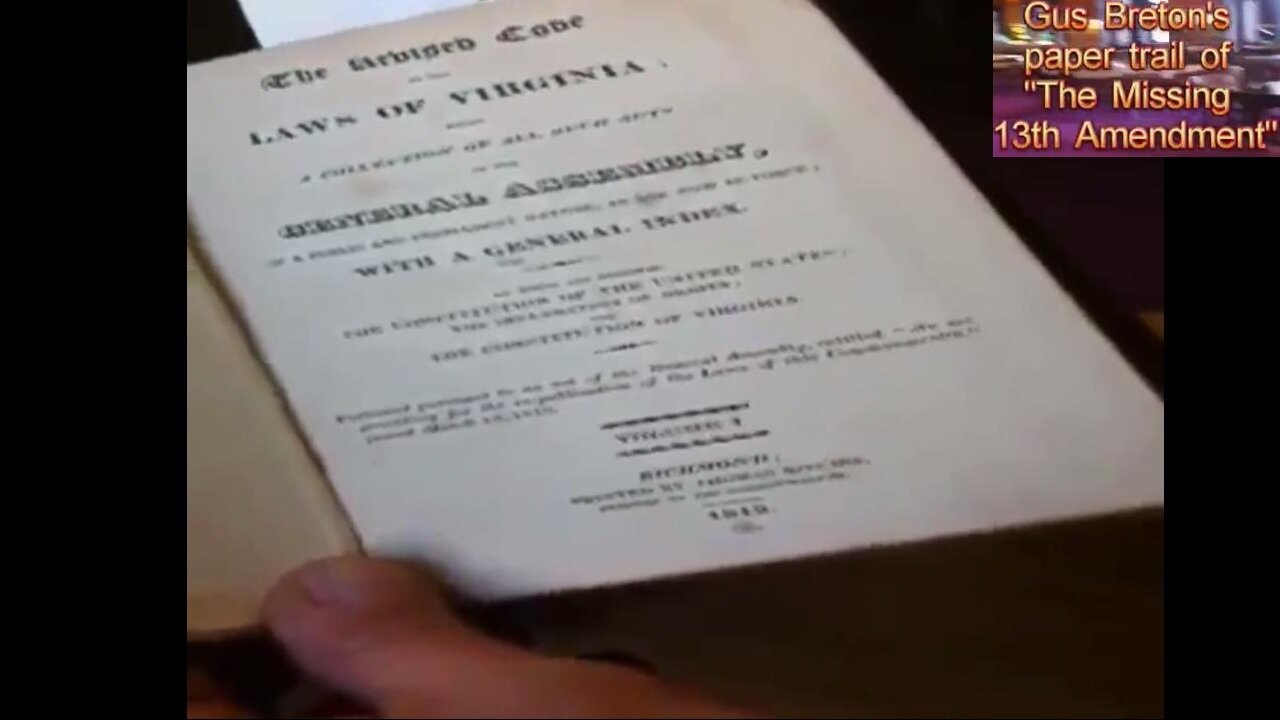 The Missing 13th Amendment (2022) Information & Link Below