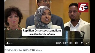 Illan Omar says Somalis hold the USA together