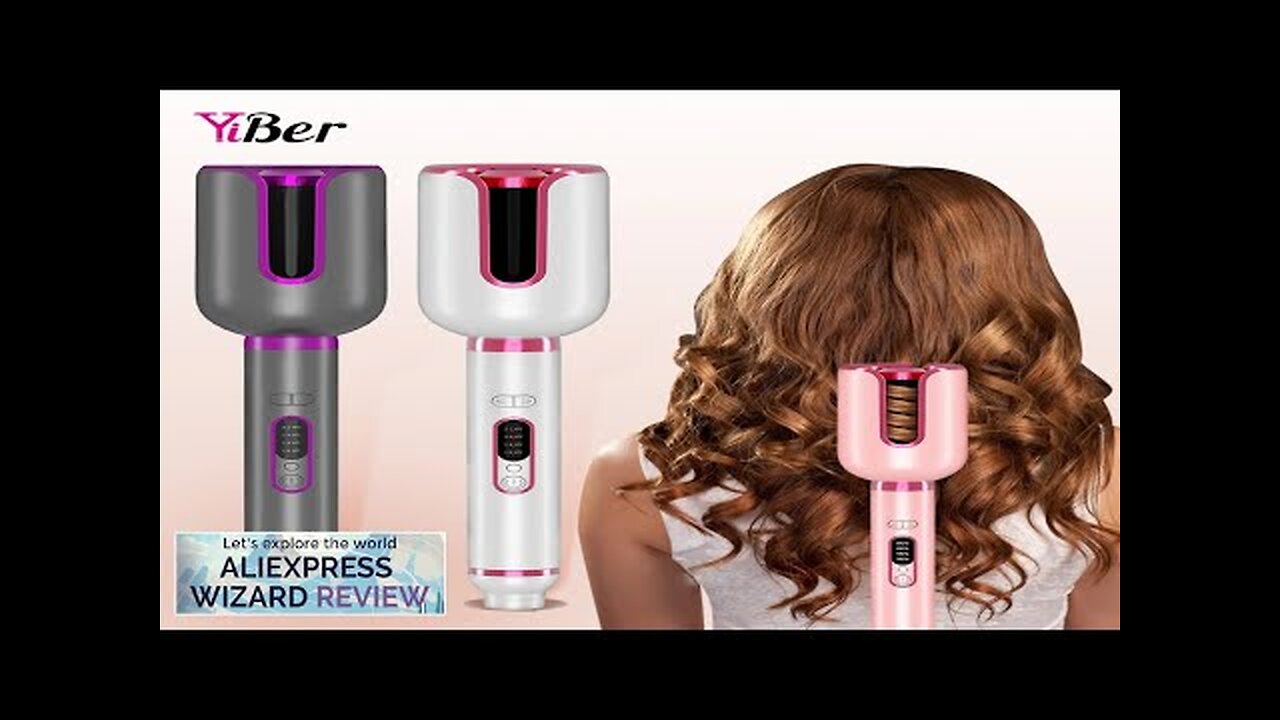 Flower Hair Waver Irons Automatic Hair Curling Iron Anti-Tangle Ceramic Rotating Hair Review