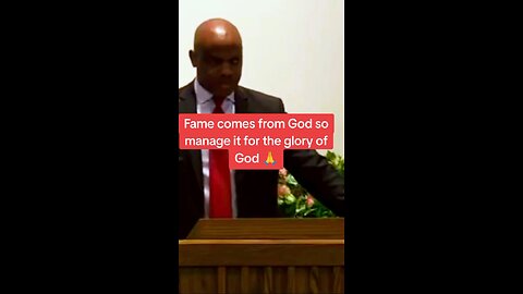 Fame comes from God!