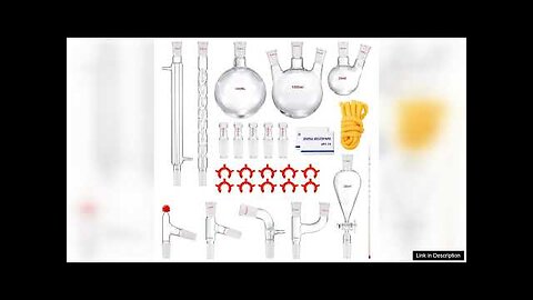 VEVOR Lab Distillation Kit 3.3 Boro Lab Glassware Distillation Kit with 24 Review