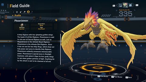 phoenixmon all digivolution/de-digivolution/profile Digimon Story Time Stranger