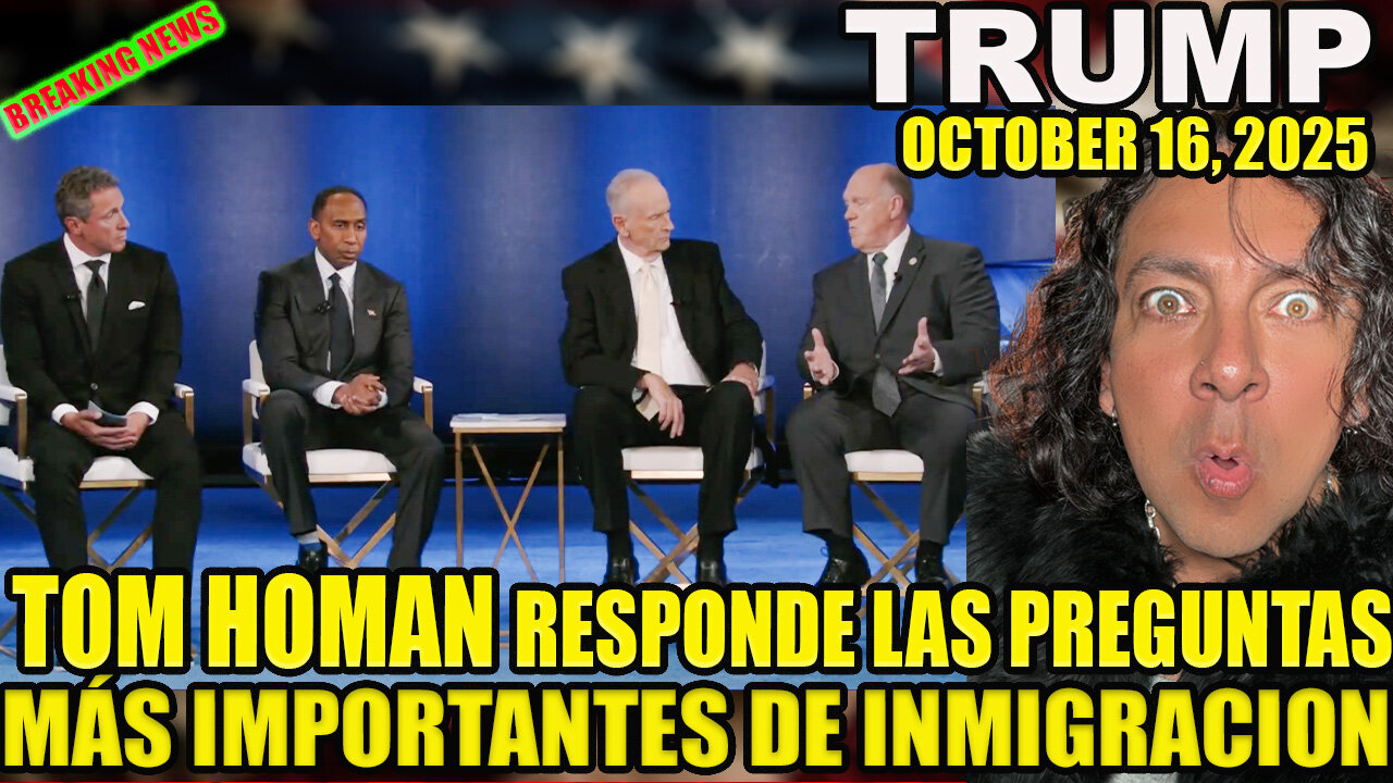 TOM HOMAN CONTESTA LAS PREGUNTAS MAS IMPORTANTES DE INMIGRACIÓN