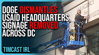 DOGE DISMANTLES USAID Headquarters, Signage REMOVED Across DC