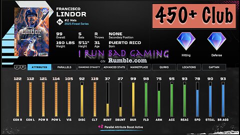 450+ Club: 2025 Finest Francisco Lindor @ Balt