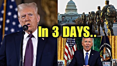 BOOM... Trump Issues An Emergency Announcement Just 3 Days Before The Inauguration...