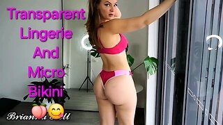 Haul Archives Transparent Lingerie and micro Bikini 👙 try on haul sexy set's