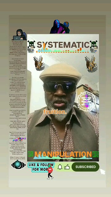 ▪︎SYSTEMATIC MANIPULATION/AGENDA OF WORLD DOMINANCE▪︎