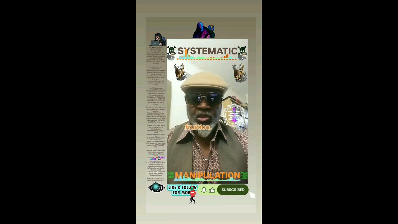 ▪︎SYSTEMATIC MANIPULATION/AGENDA OF WORLD DOMINANCE▪︎