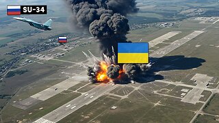Russia Waited for NATO Jets to Land — Then 3,000kg Warhead Obliterated Ukrainian Air Base!