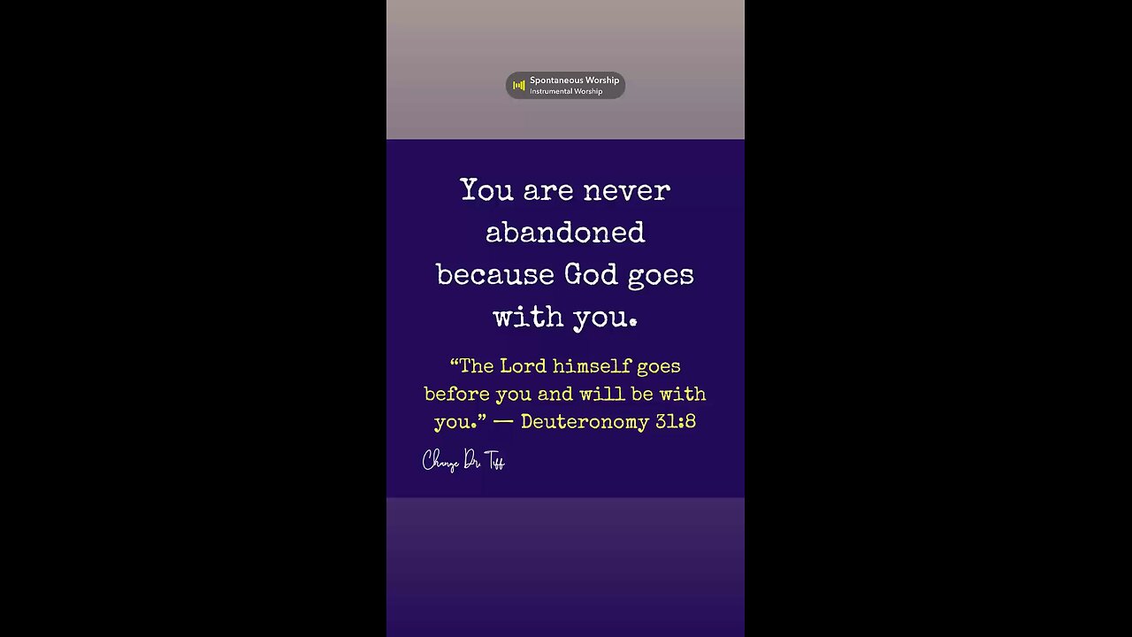 God is with you