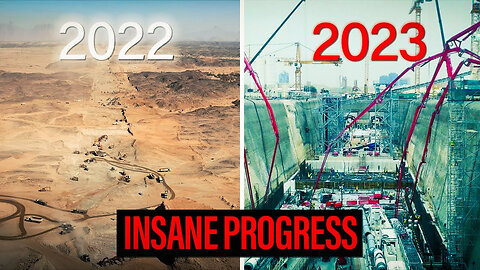 Construction Update: The Line | Saudi Arabia's Futuristic Megaproject in NEOM