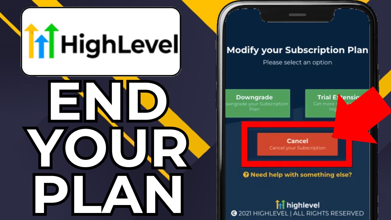 HOW TO CANCEL GOHIGHLEVEL SUBSCRIPTION