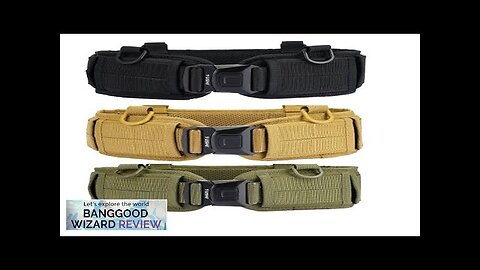 TUSHI Outdoor Tactical Belt Multifunctional Waist Seal Training Equipment Weight-Bearing Review