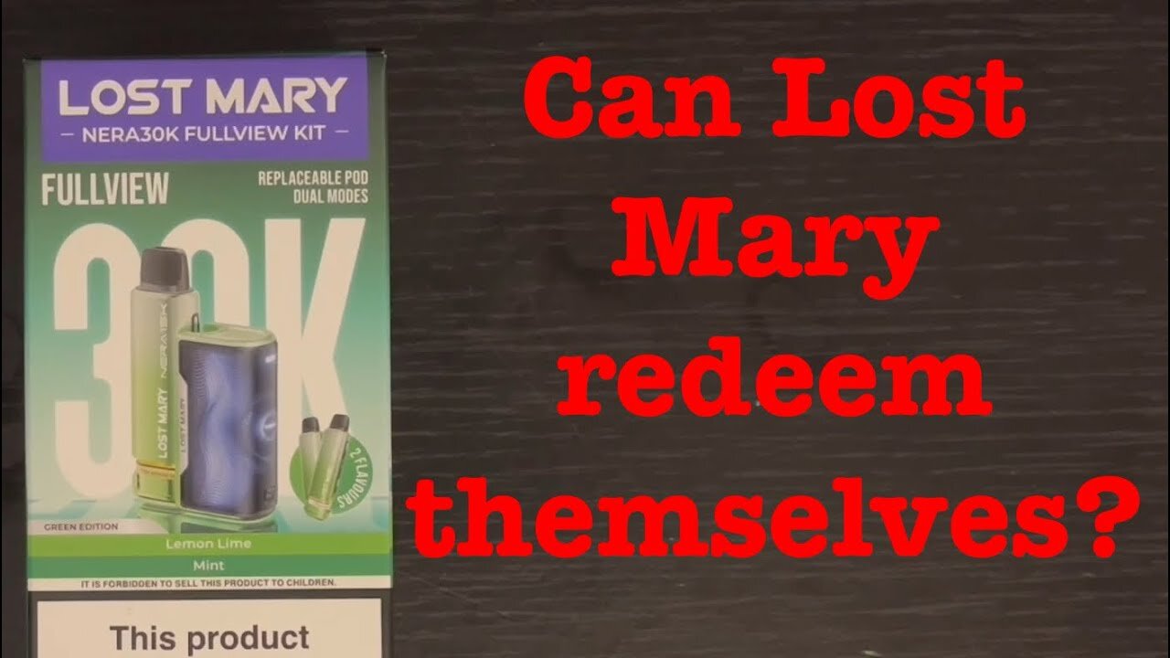 Lost Mary Nera 30k Unboxing and First Review